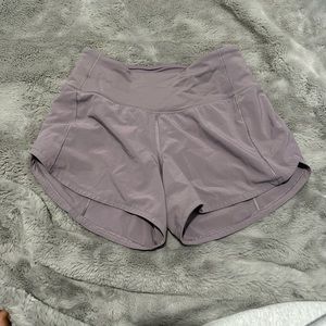 Lululemon speed up mid rise lined shorts 4 inch